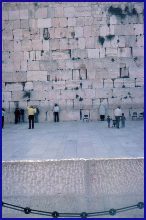 Me standing in front of the Western Wall